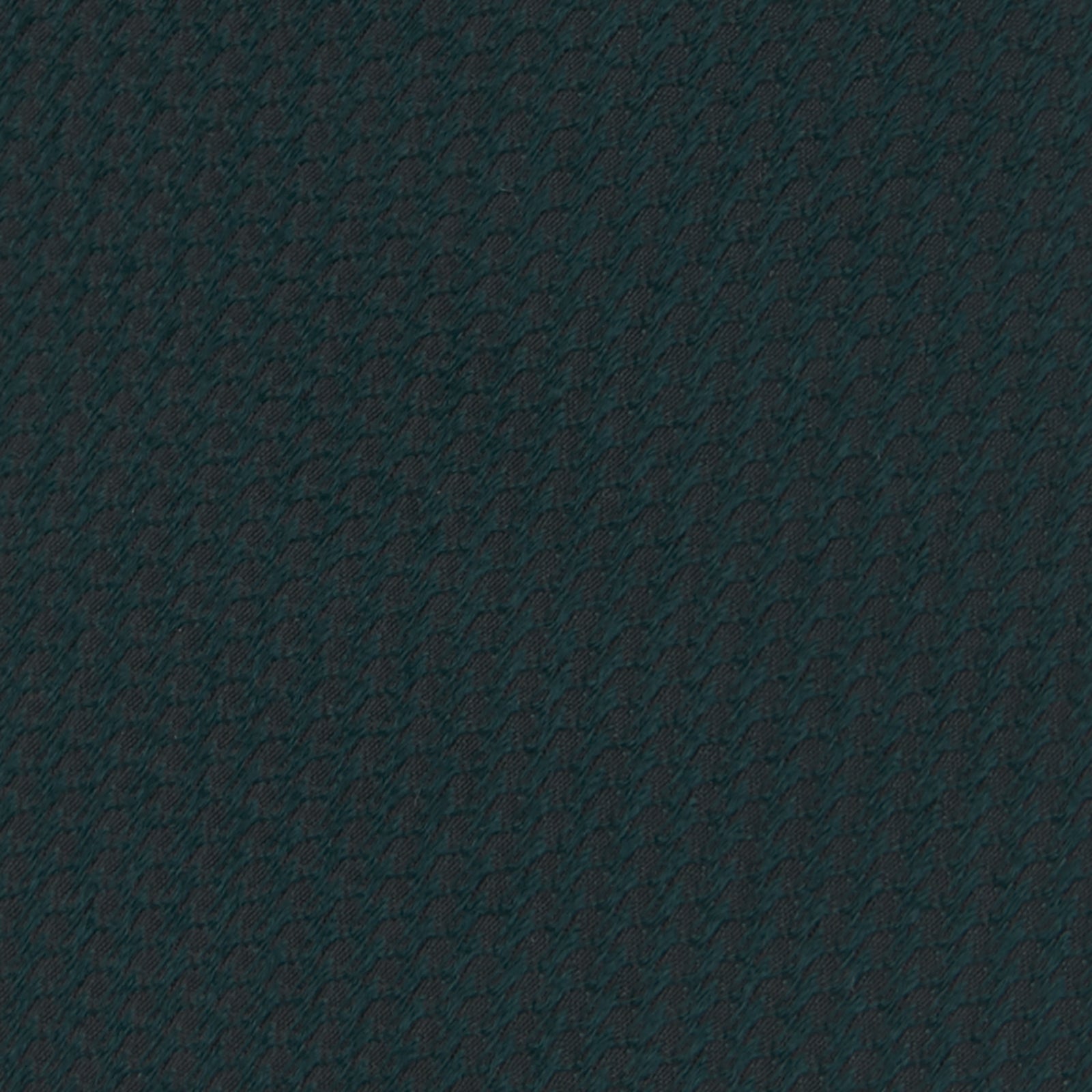 View 3 of product The Turnbull & Asser Forest Green Lace Silk Tie, shown rolled on a white background, features a lace weave texture and brings versatile style to any wardrobe.