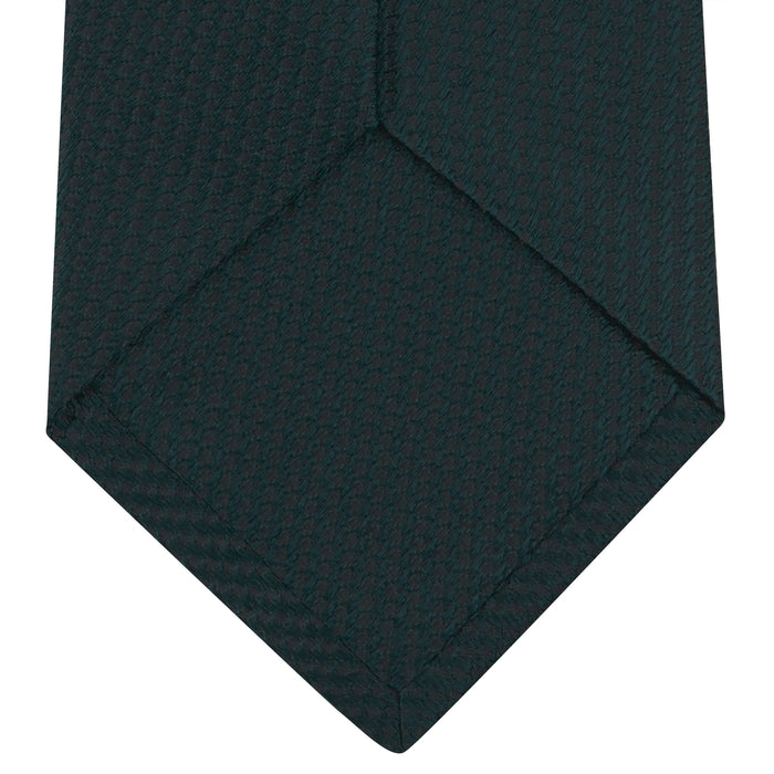 Forest Green Lace Silk Tie Image 3