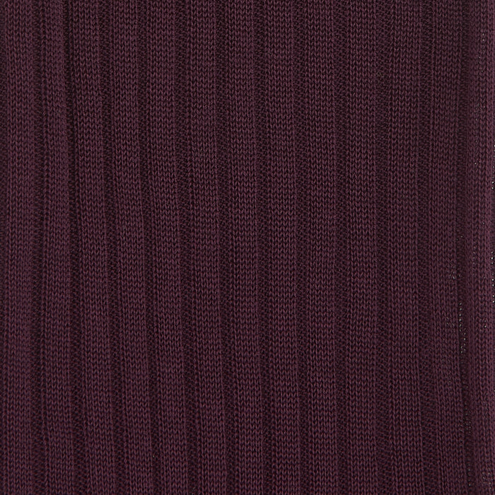 Burgundy Short Cotton Socks Image 1