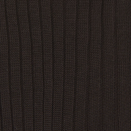 Chocolate Brown Short Cotton Socks Image 1