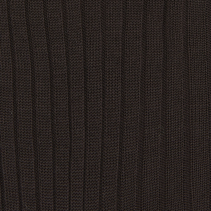 Chocolate Brown Short Cotton Socks Image 1