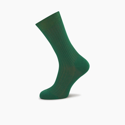 Clover Green Short Pure Cotton Socks Image 2