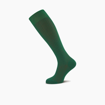 MSOC006-ZBG050 SOCKS 3/4, COTTON, GREEN Image 2