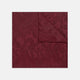 The Turnbull & Asser Burgundy House Paisley Hand-Rolled Silk Pocket Square features elegant paisley silk, expertly hand-rolled edges, and a classic fold—ideal for elevating black tie attire.