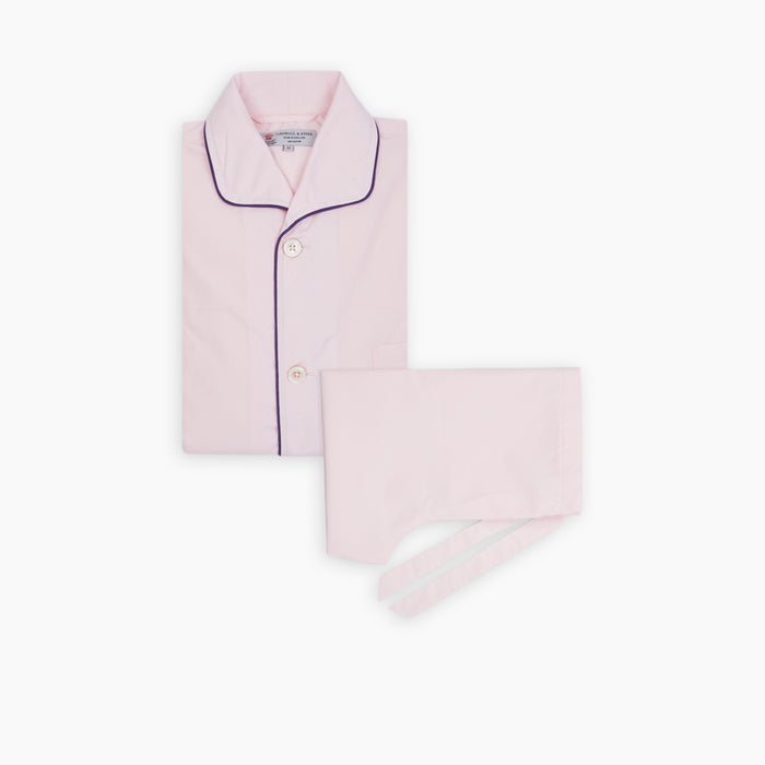 Pink Piped Cotton Pyjama Set Image 4