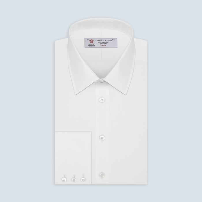 Plain White Cotton Fabric Image 1