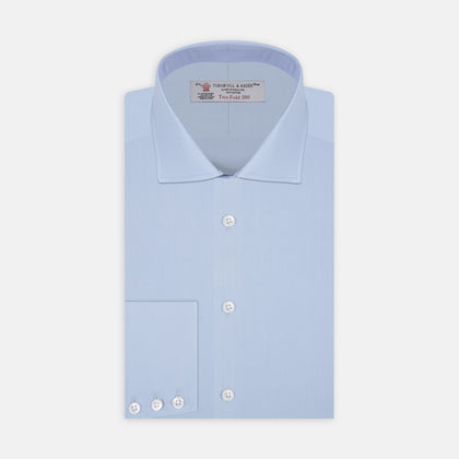 Burgundy Corduroy Cotton Shirt with Cambridge Collar and 3-Button Cuffs