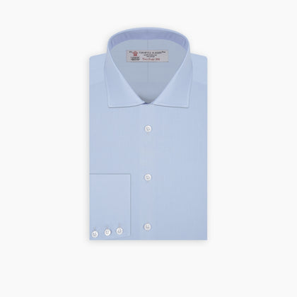 Burgundy Corduroy Cotton Shirt with Cambridge Collar and 3-Button Cuffs Image 6