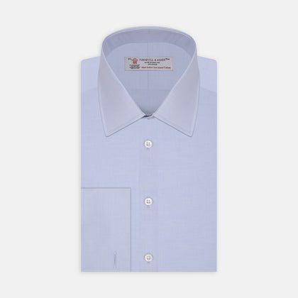 Blue West Indian Sea Island Cotton Fabric Image 1