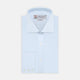 Tailored Fit Two-Fold 120 Light Blue Shirt with Kent Collar and 3-Button Cuffs