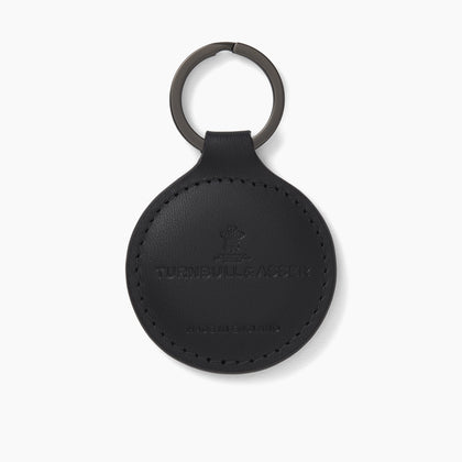 Black Leather Key Fob Image 2