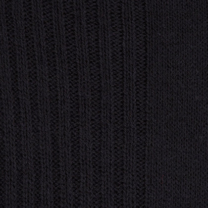 Black Mid-Length Merino Wool Socks Image 1