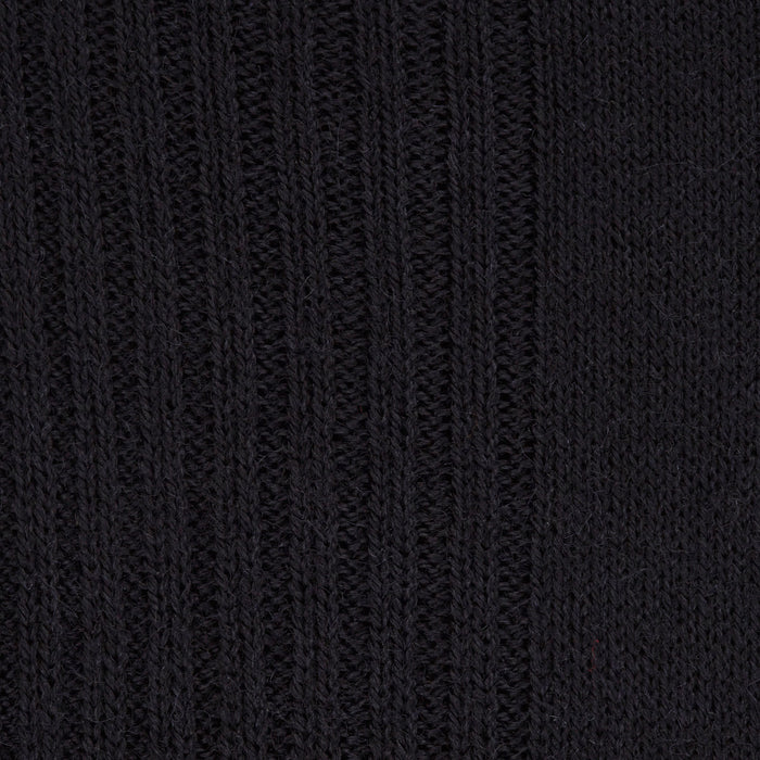 Black Mid-Length Merino Wool Socks Image 1