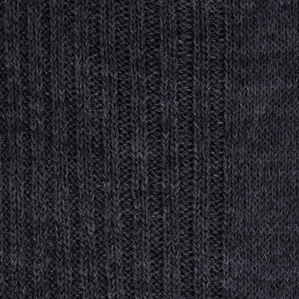 Dark Grey Mid-Length Merino Wool Socks Image 1