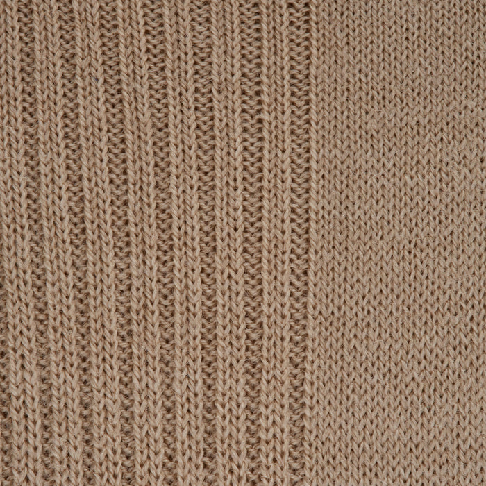 Ecru Mid-Length Merino Wool Socks Image 1