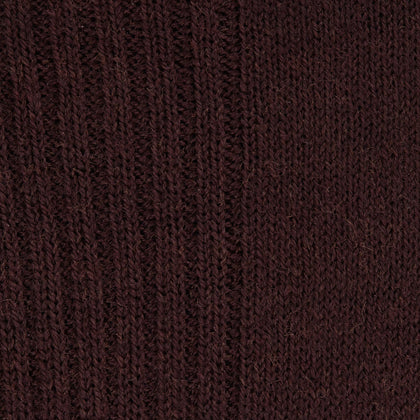Maroon Mid-Length Merino Wool Socks Image 1
