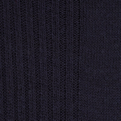 Deep Navy Mid-Length Merino Wool Socks Image 1