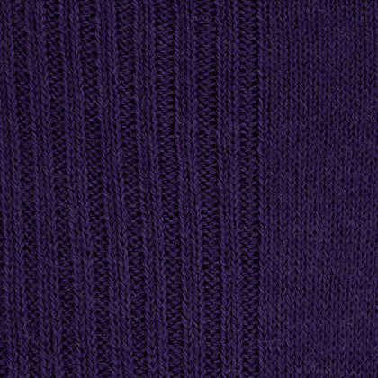 Dark Purple Mid-Length Merino Wool Socks Image 1