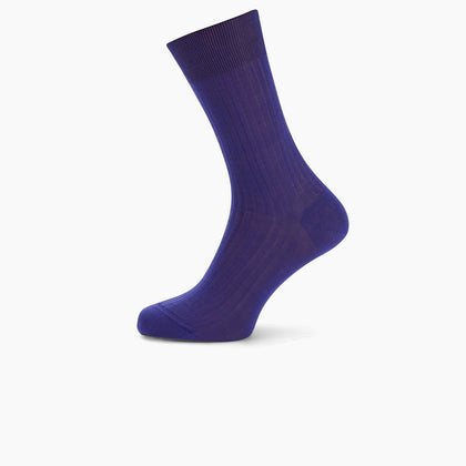 Purple Short Pure Cotton Socks Image 2