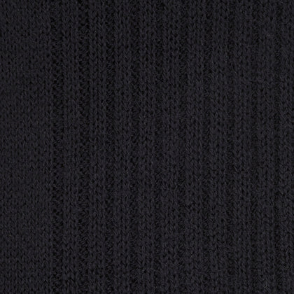 Black Long Merino Wool Socks Image 1