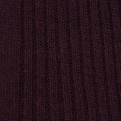 Maroon Long Merino Wool Socks Image 1