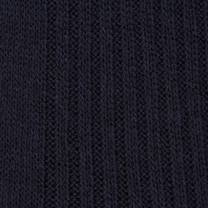 Deep Navy Long Merino Wool Socks Image 1