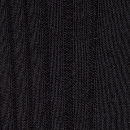 Black Long Cotton Socks Image 1