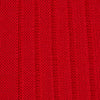 View 2 of product A single Scarlet Long Cotton Sock by Turnbull & Asser, crafted from fine Egyptian cotton in bold red, is displayed upright on a plain light gray background.
