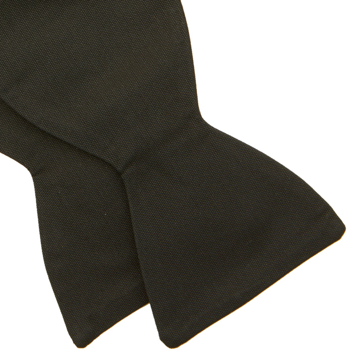 Black Barathea Bow Tie Image 3