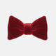 The Turnbull & Asser Burgundy Velvet Bow Tie features a soft, plush texture and is shown on a plain white background—an ideal accessory for formal soirées.