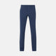 Turnbull & Asser’s Navy Garment Dyed Cotton Chinos feature a slim, straight-leg fit, belt loops, button closure, and side pockets—shown here against a plain white background.