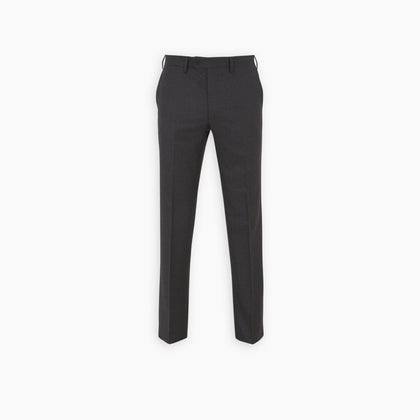Brown Flannel Formal Chinos Image 2