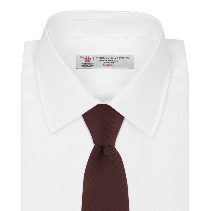 Burgundy Ottoman Silk Tie Image 1