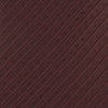 View 3 of product The Turnbull & Asser Burgundy Ottoman Silk Tie features a heavyweight ribbed silk with a subtle diagonal wave pattern, shown rolled up on a plain white background.