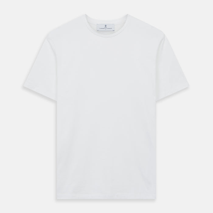 White Davey Cotton T-Shirt