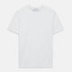 The Turnbull & Asser White Davey Cotton T-Shirt is shown on a white background. Crafted from fine-gauge jersey, it features short sleeves, a classic crew neck, and a clean front with no visible logos or designs.