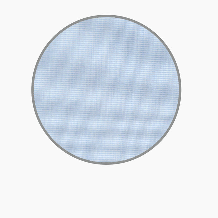 Light Blue End-on-End Cotton Fabric Image 2